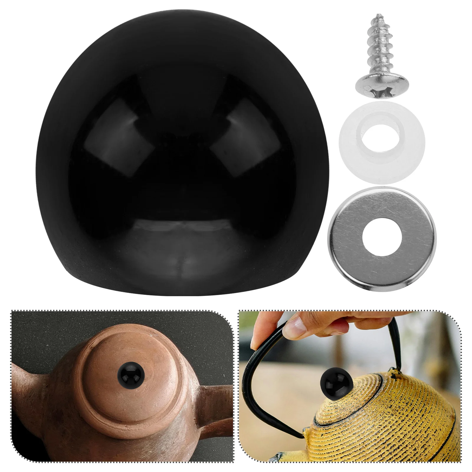 10 قطعة غطاء وعاء مقاوم للحرارة مقبض استبدال مقابض قوية PP أجزاء تجهيزات المطابخ المحمولة أدوات المطبخ سطح أملس