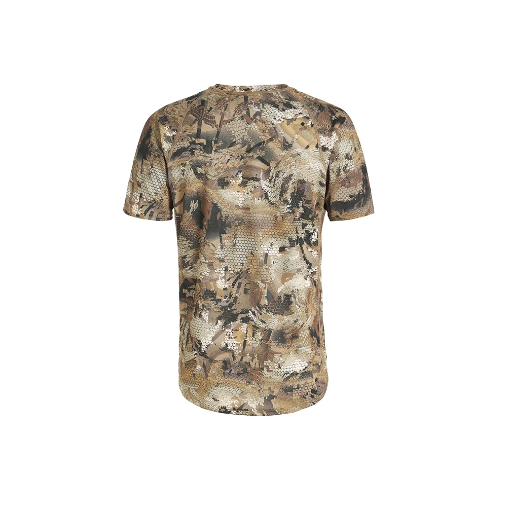 Hifad Hunting Products Men's Quick drying printed Camouflage Hunting Short sleeve T-shirt Summer hunting clothing