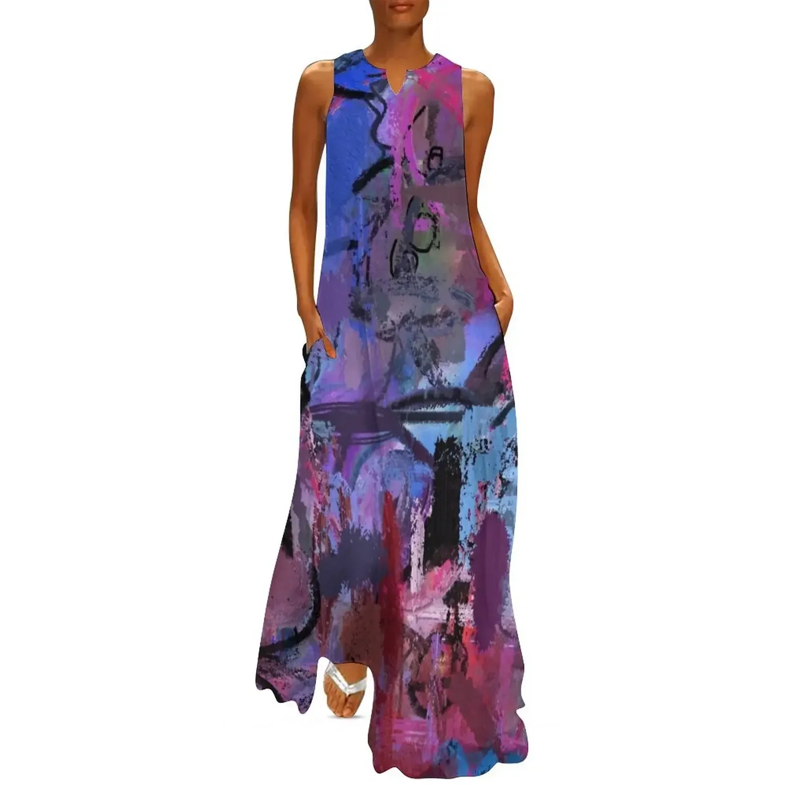 

Jazz Music abstract art Long Dress Women's dress prom clothes dresses summer woman 2025 dress women summer 2025