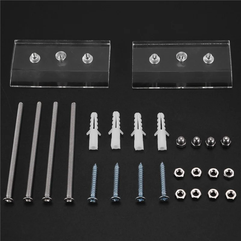 ABHS-ไม้แขวนสเก็ตบอร์ด 2PCS Wall Mount Deck Rack สําหรับสเก็ตบอร์ด Deck Display และ Storage