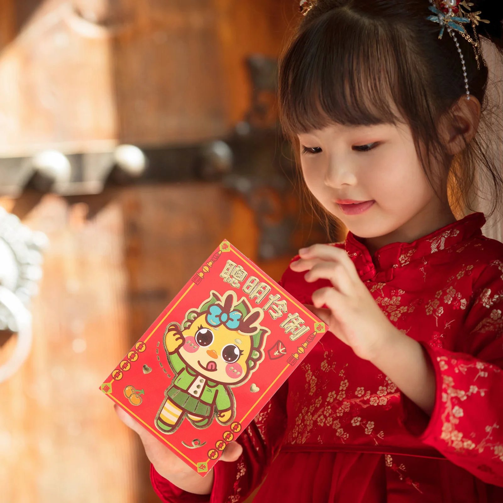 

30 Pcs Year of The Dragon Red Envelope Creative Packets Chinese Lunar Envelopes Music Pattern Paper New