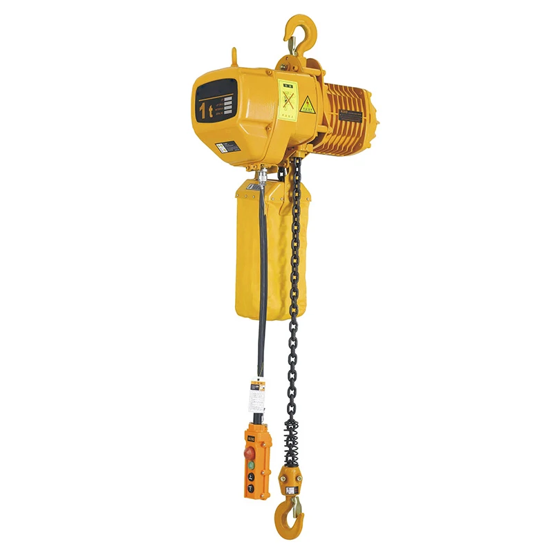 Electric chain hoist 380V 0.5T/1T fixed operation hoisting crane limit switch / electric hoist with alloy steel shell