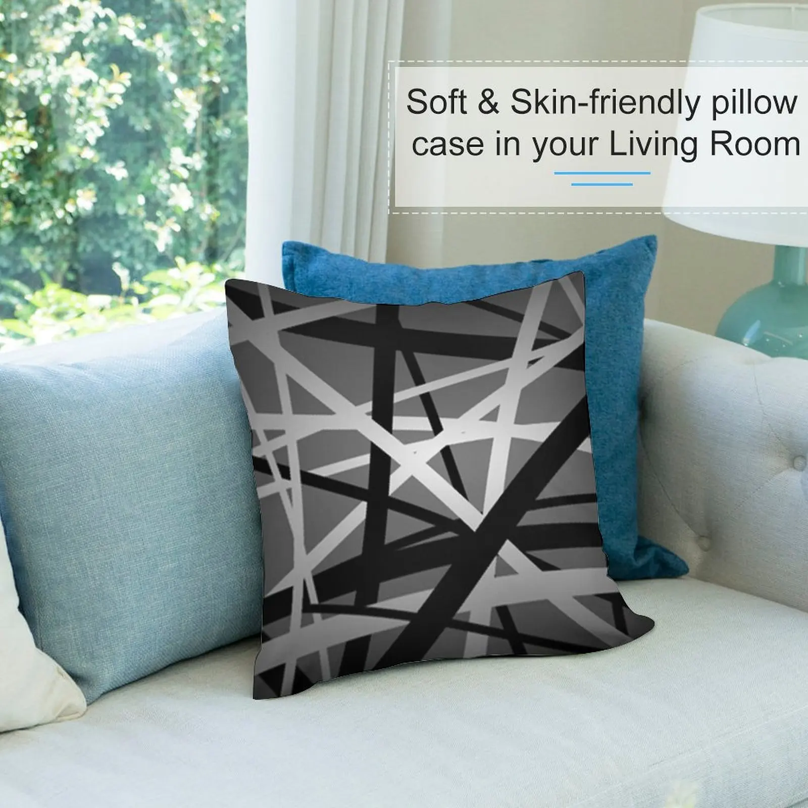 Greynade-Juste de coussin rectangulaire, taies d'oreiller, article de Noël