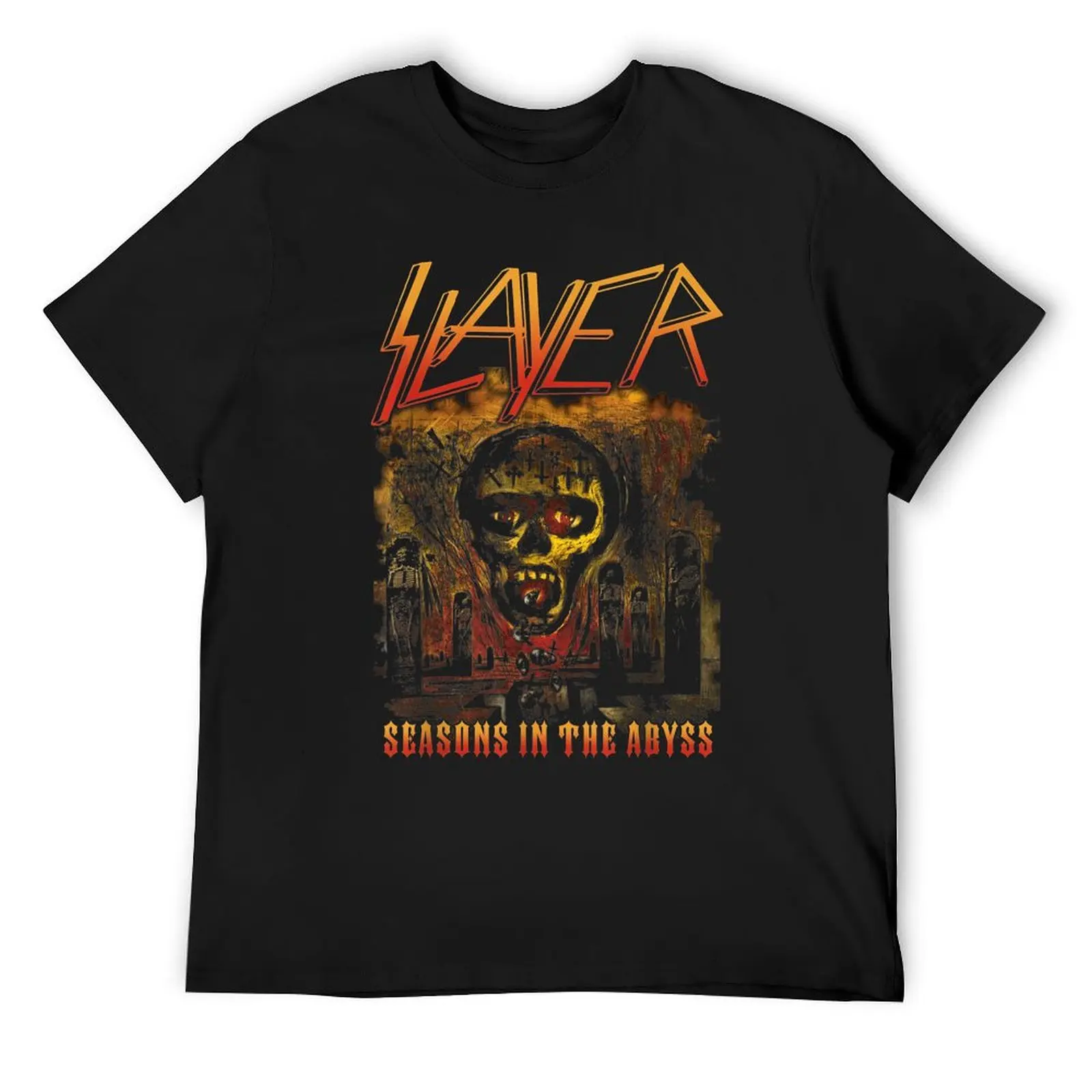 

Slayer Orange Season in the Abyss T-Shirt custom t shirt summer clothes graphic t shirts man t shirt mens fashion