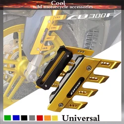 With Logo For HONDA CB300F CB300 CB 300F Motorcycle CNC Accessories Mudguard Side Protection Block Front Fender Anti-Fall Slider