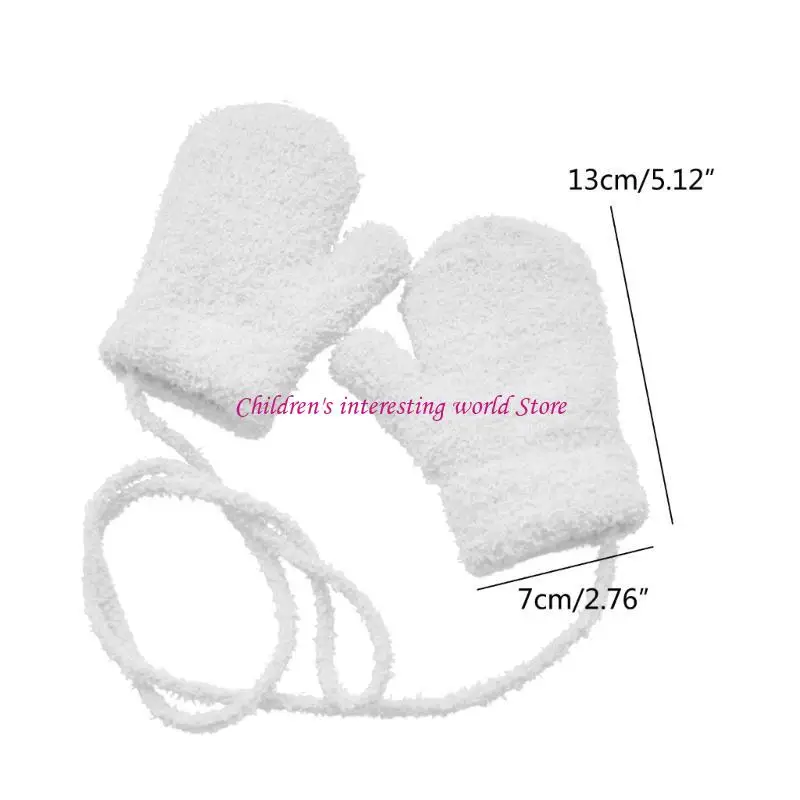 

Children Full Finger Gloves Windproof Baby Warm Mittens Toddler Outdoor Gloves 425F