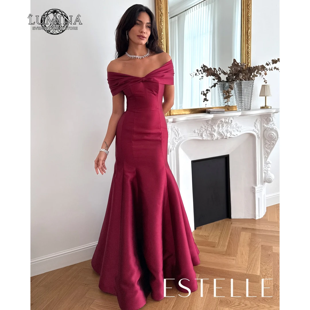 

Lumina Luxurious Women's Evening Dresses for Special Occasions Fishtail Skirt Elegant Chic Woman Dress for Party Card Shoulder