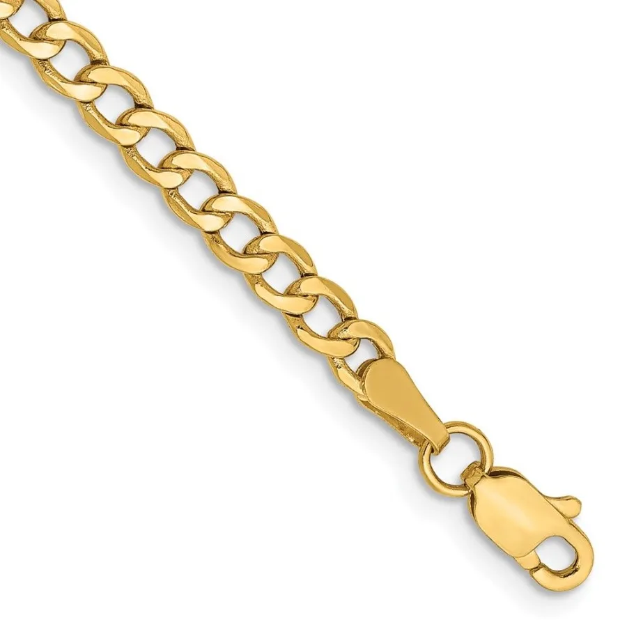 

10k 3.35mm SemiSolid Curb Link Chain