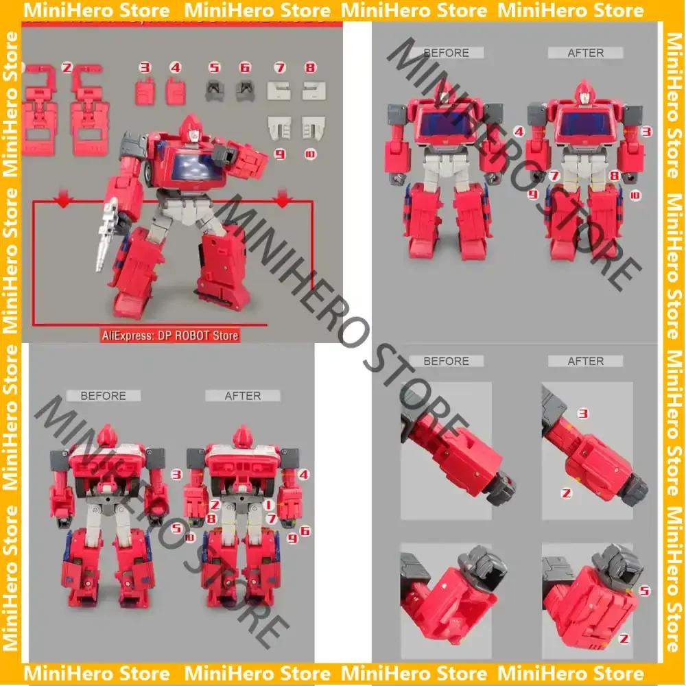 

В наличии: Оригинальный набор запасных частей для фигурки Transformers SS86 Ironhide (руки и ноги), масштаб 1:18, из ABS и PVC.