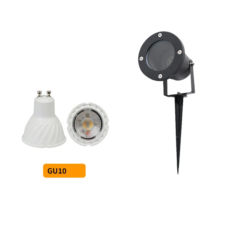 

Relaceable GU10 Outdoors Waterproof Garden Lawn Lamps Landscape Lamp Spike Path Bulb Spot Lawn Lamps 5W 10W GU10 Light Source