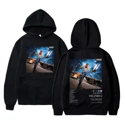 Sudadera con capucha de rapero Bad Bunny para hombre y mujer, suéter de gran tamaño con estampado gráfico de álbum de música, estilo Hip Hop, Harajuku, YHLQMDLG