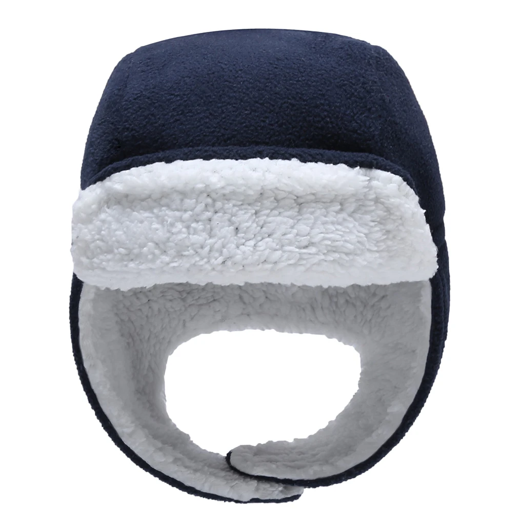 

Toddler Hat Comfortable Cotton Wool Not Be Easily Soiled Double Layered Mittens Lined with Fleece Winter Gloves Warm Kit Black