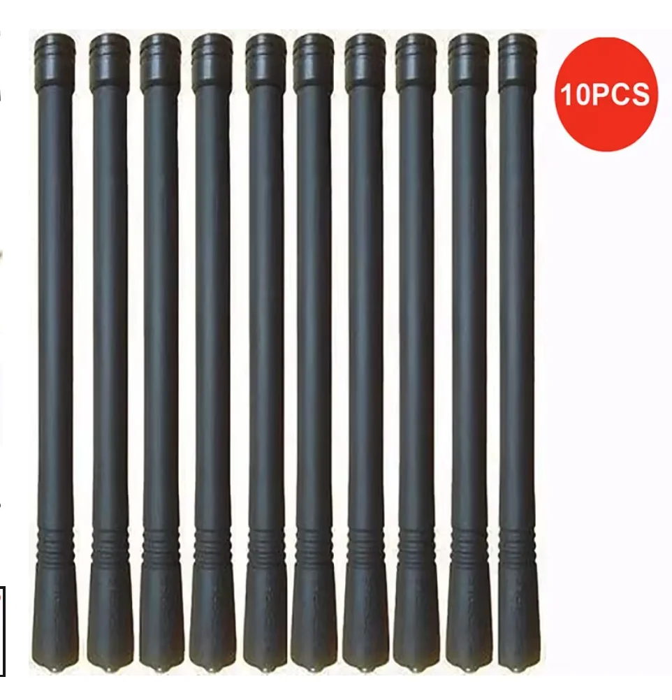 10 pacotes de antena de rádio vhf 136-174mhz estilo moto para motorola gp328 gp338 gp68 gpp88 gp88s gp300 cp200 ep350 ep450 ht1250