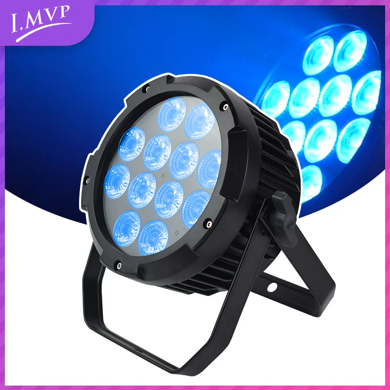 Waterproof Outdoor 12x18W Wireless DMX Control Battery LED RGBWA UA 6in1 Uplight Par Light for Stage Club