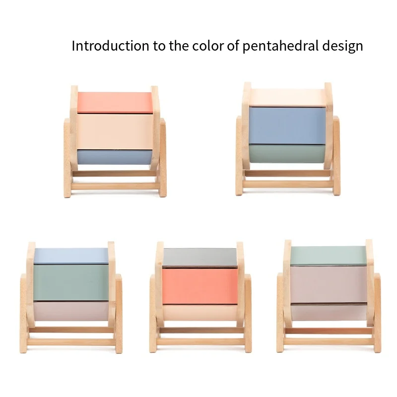 

Montessori Wooden Spinning Drum, Sensory Toy for Toddlers' Auditory & Motor Skills Development