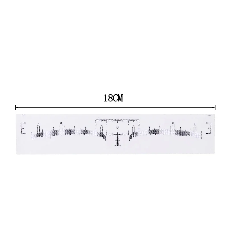 10/50/100pcs Eyebrow Ruler Sticker Tattoo Shape Tool Adhesive Microblading Guide Makeup Measurement Stencil Template Makeup Tool