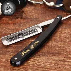 Hairdressing Shaving Razor Sharp Already Straight Edge Stainless Men Steel Folding Shaving Knife Pro Salon Barber Styling Tools