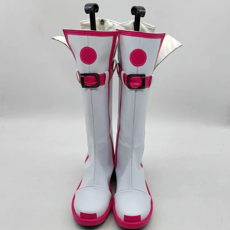 20151123 VOCALOID3 Miku IA تأثيري أحذية طويلة مستقيمة أحذية الوردي أنيمي لعب الأدوار أداء الدعائم هالوين عيد الميلاد Ca