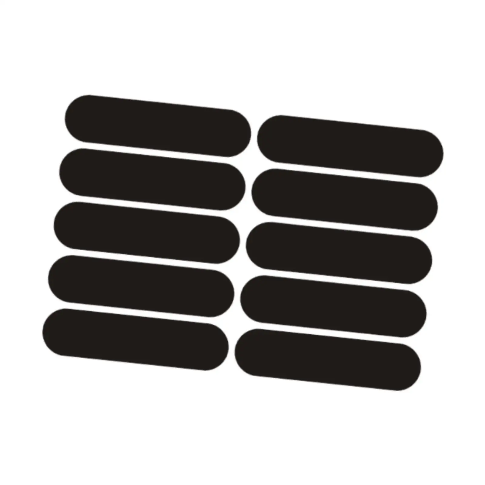 

10x Reflective Stickers Reflective Tape Weatherproof Warning Sticker Decals for Bicycle Shoes Outdoor Gear 3.15inchx0.71inch