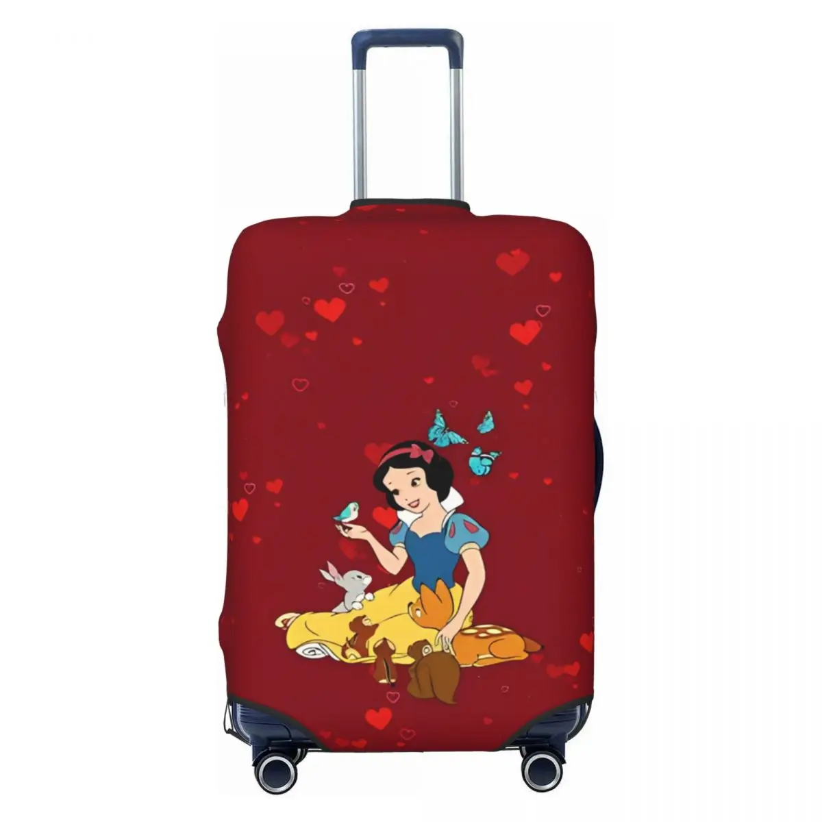 

Custom Snow White And The Seven Dwarfs Suitcase Cover Vacation Travel Useful Luggage Case Protection