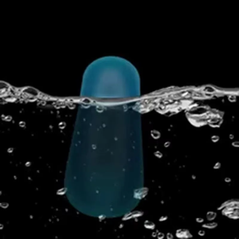 Flotadores Bobber ovalados de goma azul para pesca con mosca - imagen 5