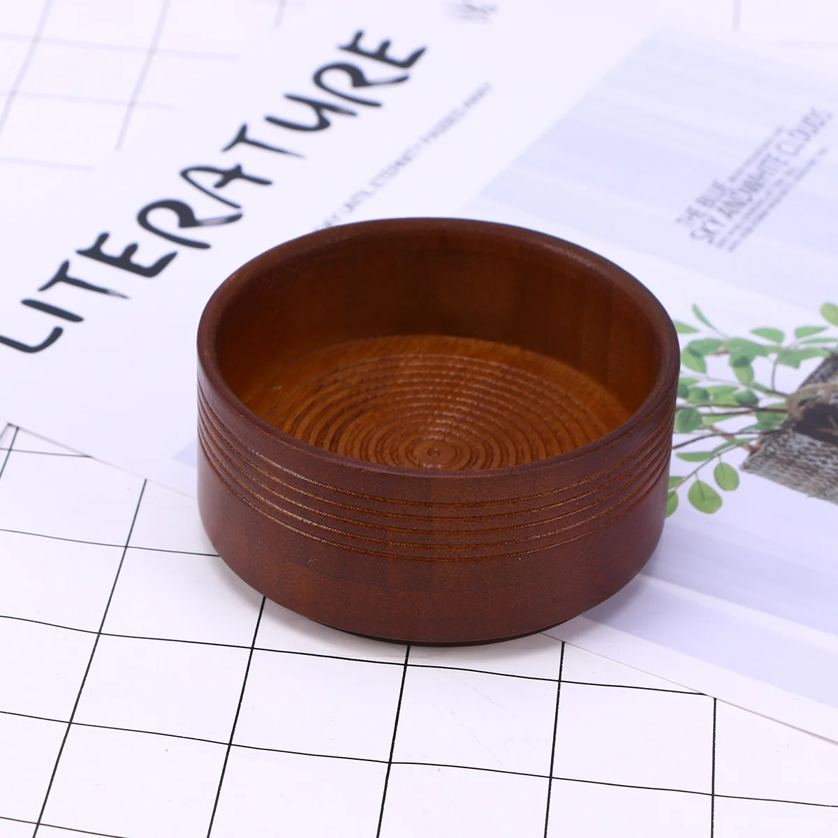 وعاء صابون عميق كبير، كوب خشبي للرجال، أداة مبللة، صانع رغوة، كوب حلاقة متين، لمسة نهائية ناعمة، إزالة الشعر #6