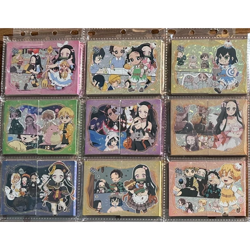 

Anime Demon Slayer SR Cards Agatsuma Zenitsu Kamado Nezuko Hashibira Inosuke Collection Cards Birthday Gifts Children's Toys