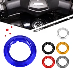 Anillo Protector de interruptor de llave para motocicleta, accesorios de aluminio CNC para YAMAHA TMAX T-MAX 530, T MAX530, TMAX530, TMAX-530, 2013, 2014, 2015