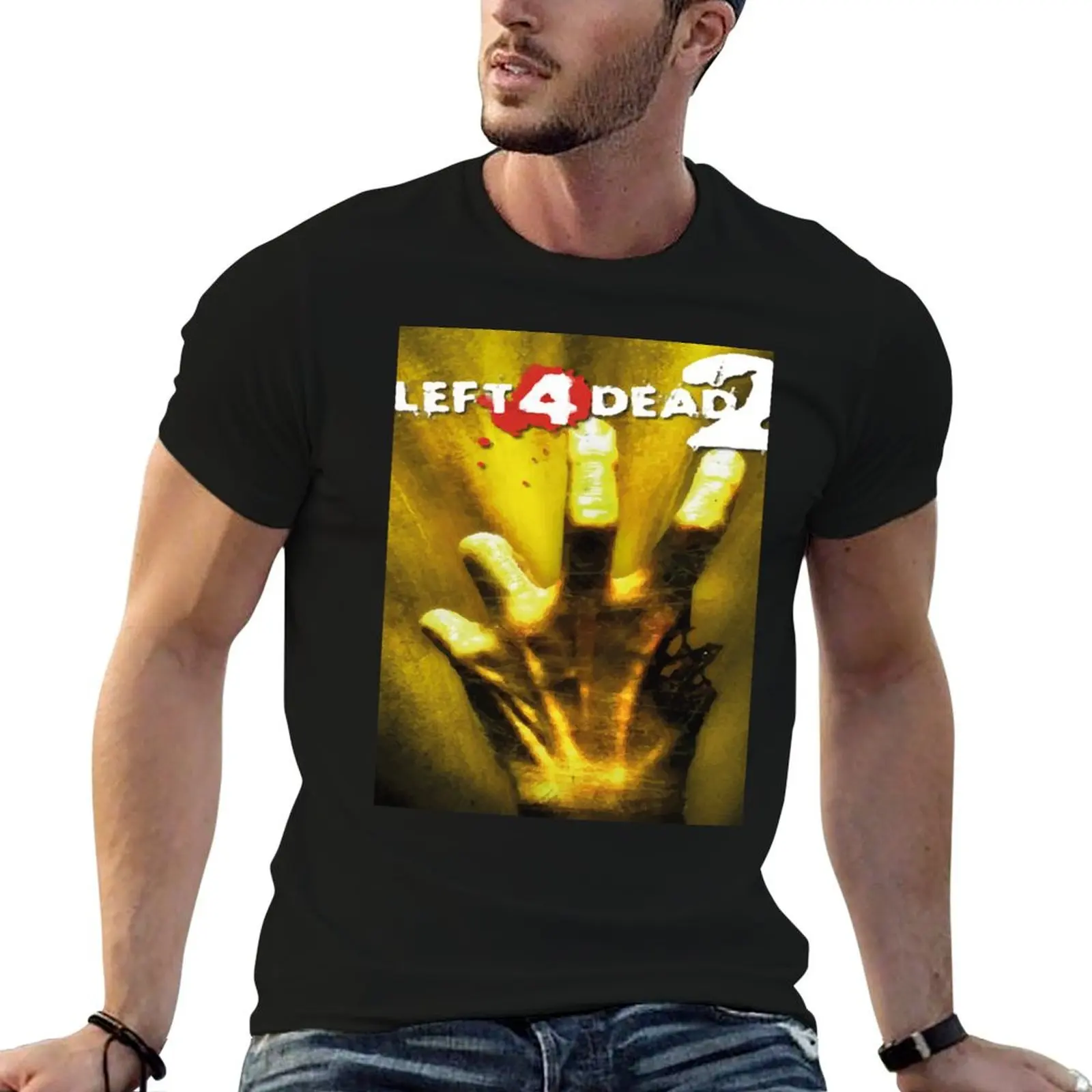

Left 4 Dead 2 Logo T-Shirt man t shirt cotton graphic t shirts for man t shirt man plain T-Shirt
