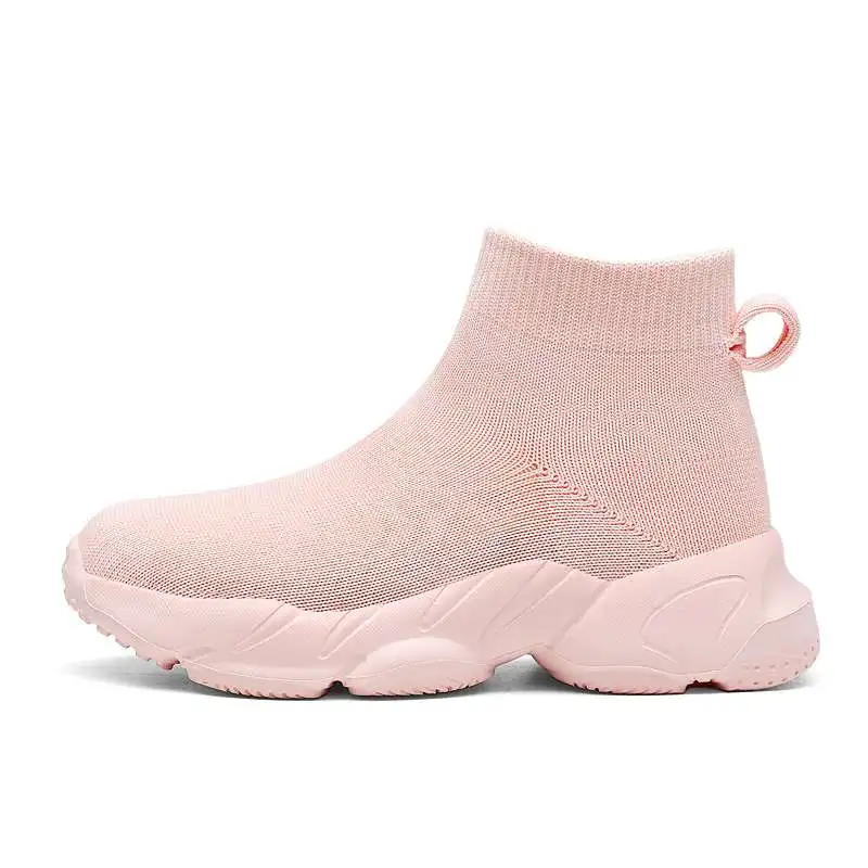 MWY Children\'s Sneakers Girls Comfortable Lightweight Ankle Boot Socks Sneakers Sports Shoes For Boy Schoenen Meisjes Size 26-38