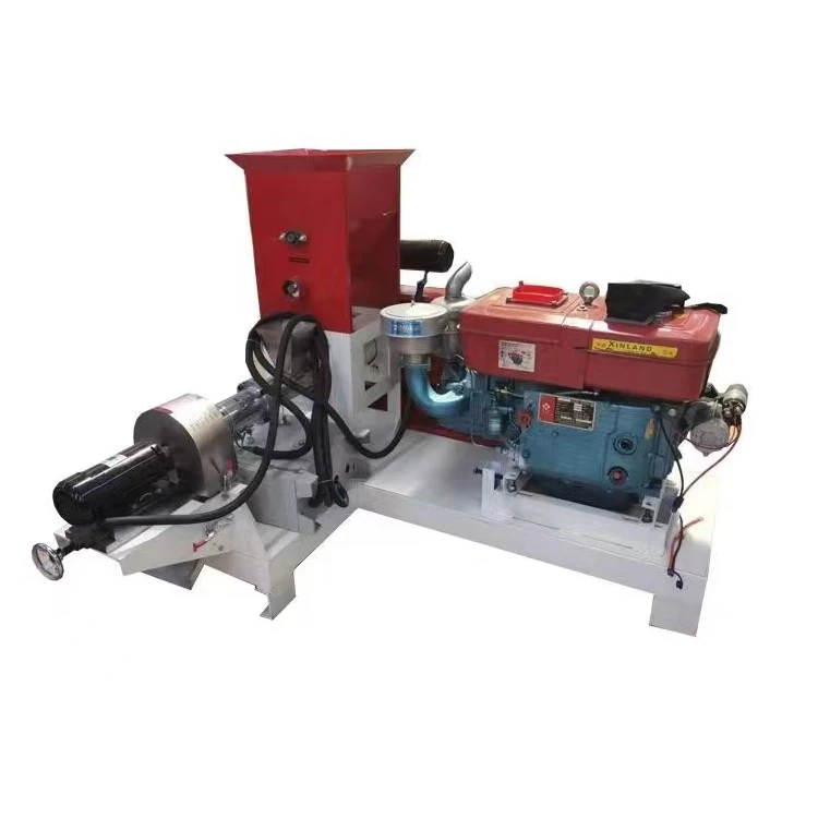Small Feed Pellet Expander Pet Feed Fully Cooked Breeding Machine 200kg Corn Meal Pelletizer