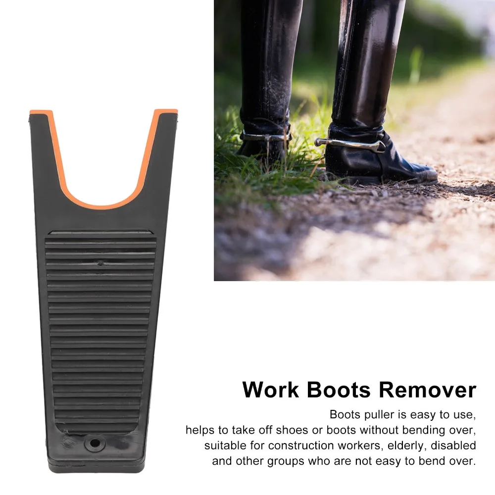 Plastic Boots Remover Waterproof Tapered Slot Design Shoes Remover Durable Serrated Scraper Edge Shoes Removing Tool Work Boots