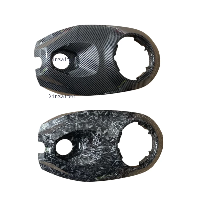 For CFMOTO 250SR FUN MY22 MY23 Modifying The Fuel Tank Cap Fuel Tank Decorative Cover Carbon Fiber Pattern Motorcycle Parts
