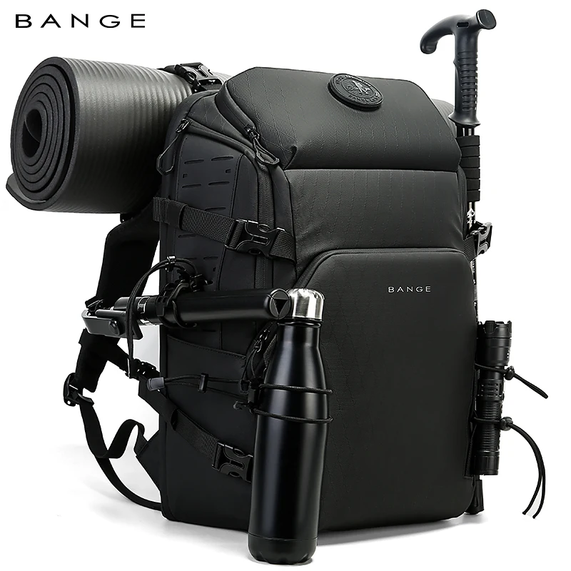 

BANGE Hot Travel Backpack Camping Men Large Hiking Bag Tourist Rucksack Waterproof Outdoor Sports Climbing Mountain Bag Luggage