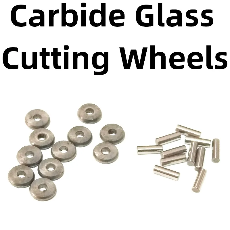 Carbide Glass Cutting Wheels Glass Bottle Tool Tile Cutter Wheel Axle for Float Glass Ceramic Mirror Cutting 1pc