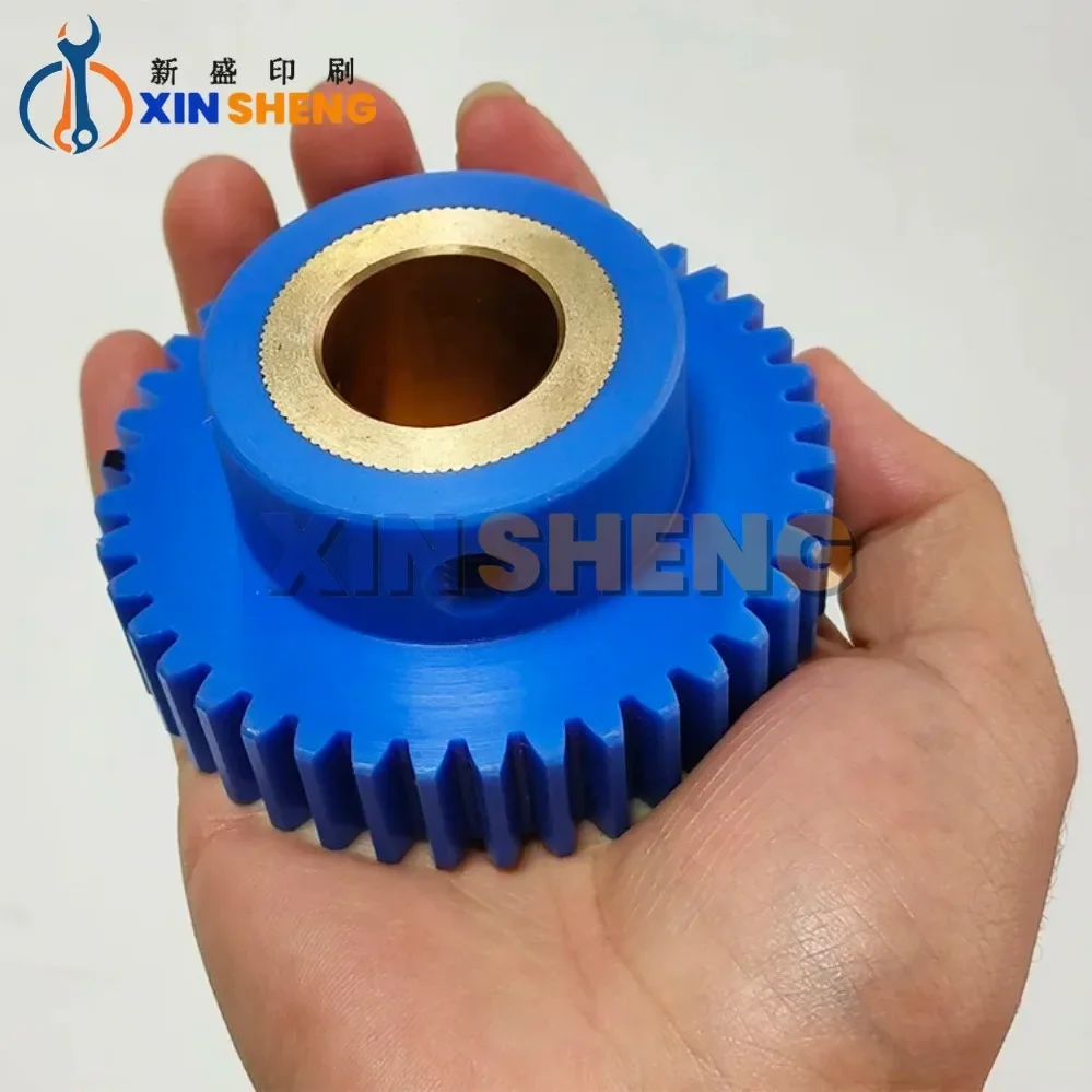 Best Quality Blue 40 Teeth 84x25x40mm 81x25x42mm 38 Teeth  Gear for Komori Offset Printing Machine