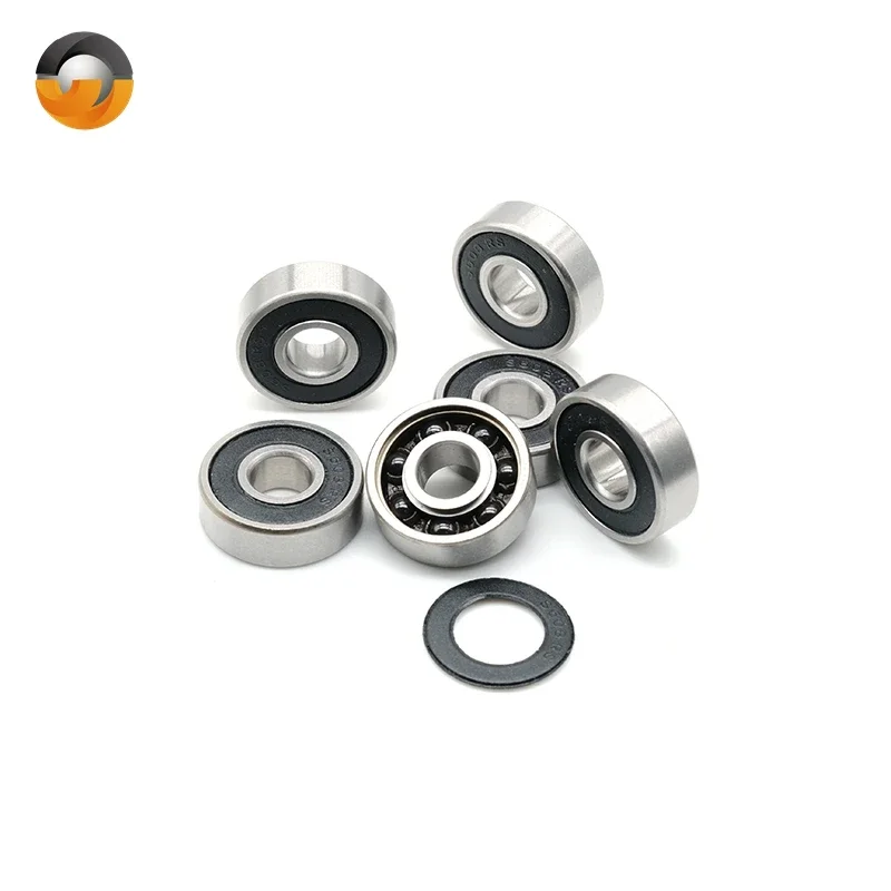 2PCS 607RS CB Hybrid Ceramic Bearing 7x19x6 mm ABEC-7 Bicycle Bottom Brackets & Spares 607RS Si3N4 Ball Bearings Rodamientos