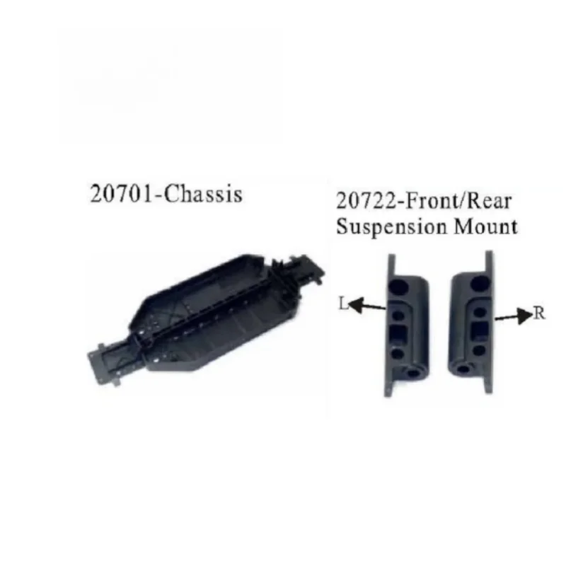 

HSP RACING CAR SPARE PARTS ACCESSORIES CHASSIS 20701 FRONT REAR SUSPENSION ARM MOUNT 20722 207004 FOR 94201 94205 CAR