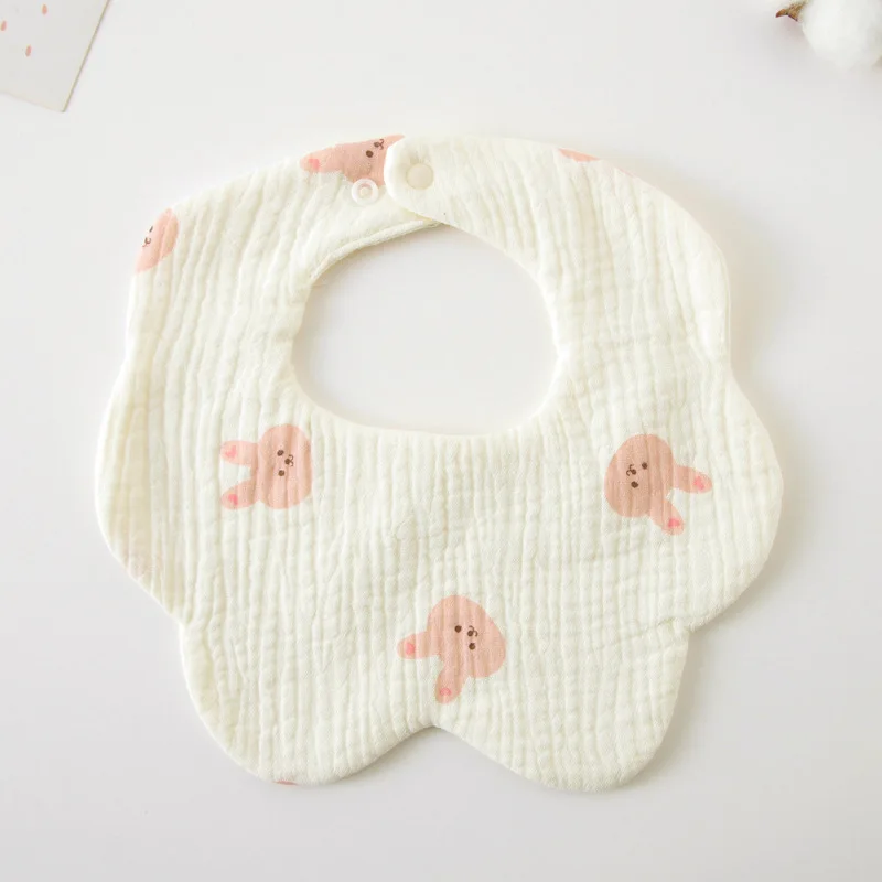 

Cotton Gauze Baby Bibs Cute Print Infant Bib Soft Newborn Burp Cloths Bandana Scarf for Kids Boys Girls Feeding Saliva Towel