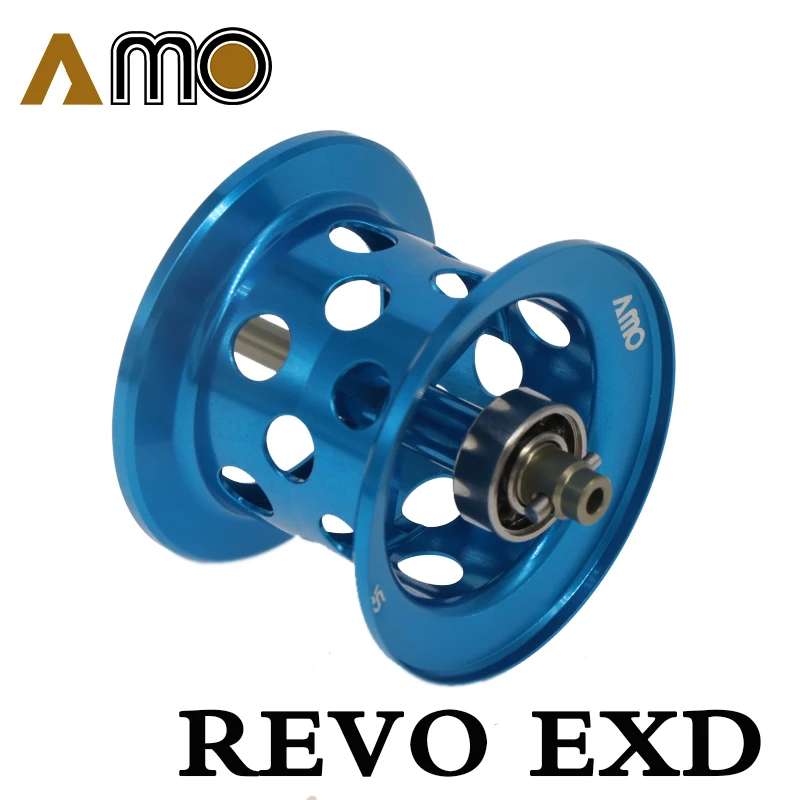 Amo-revo exdフィッシングラインホイール、ウォータードロップホイール