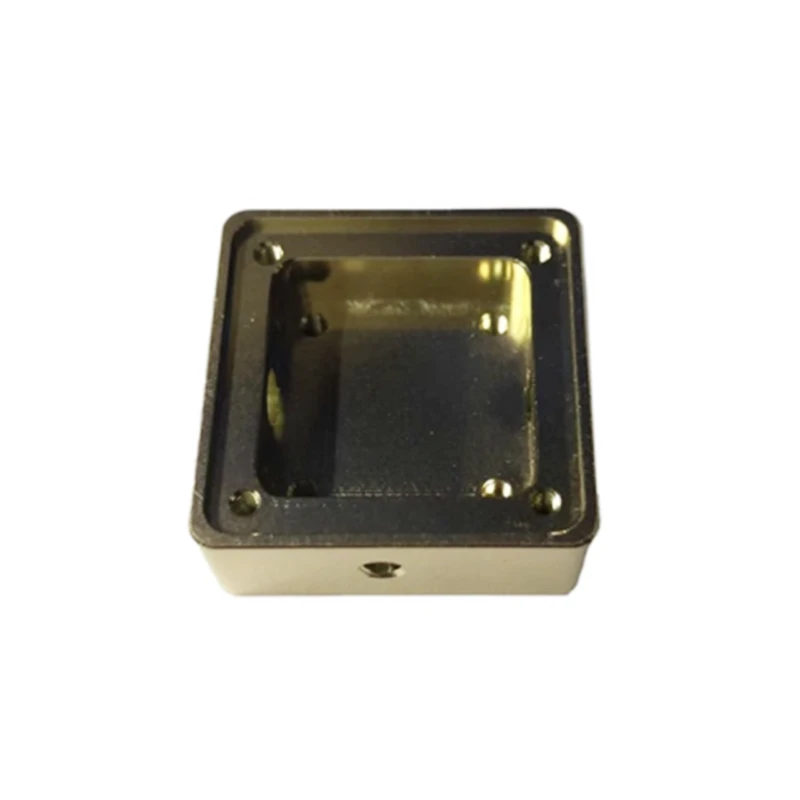 Aluminum Alloy Shell Shielded Enclosure 19X19X5.5Mm Golden Conductive Oxidation Multi-Functional Portable RF Box Easy Install