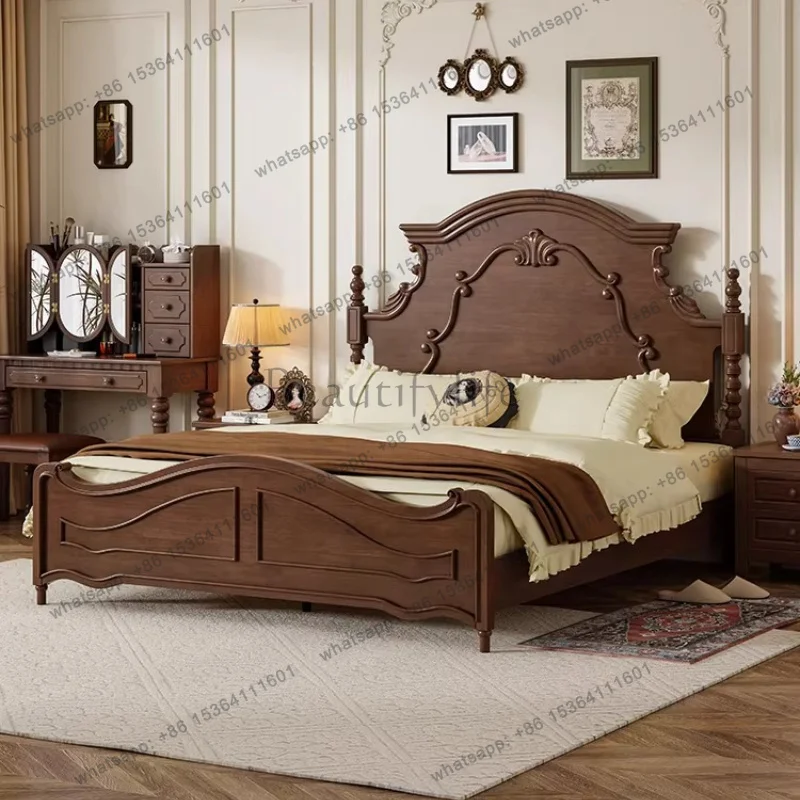 FG Bedroom Modern Bed Sleeping Safe Girls Frame Luxury Loft Single Double Bed European Simple Letto Matrimonial Unique Furniture