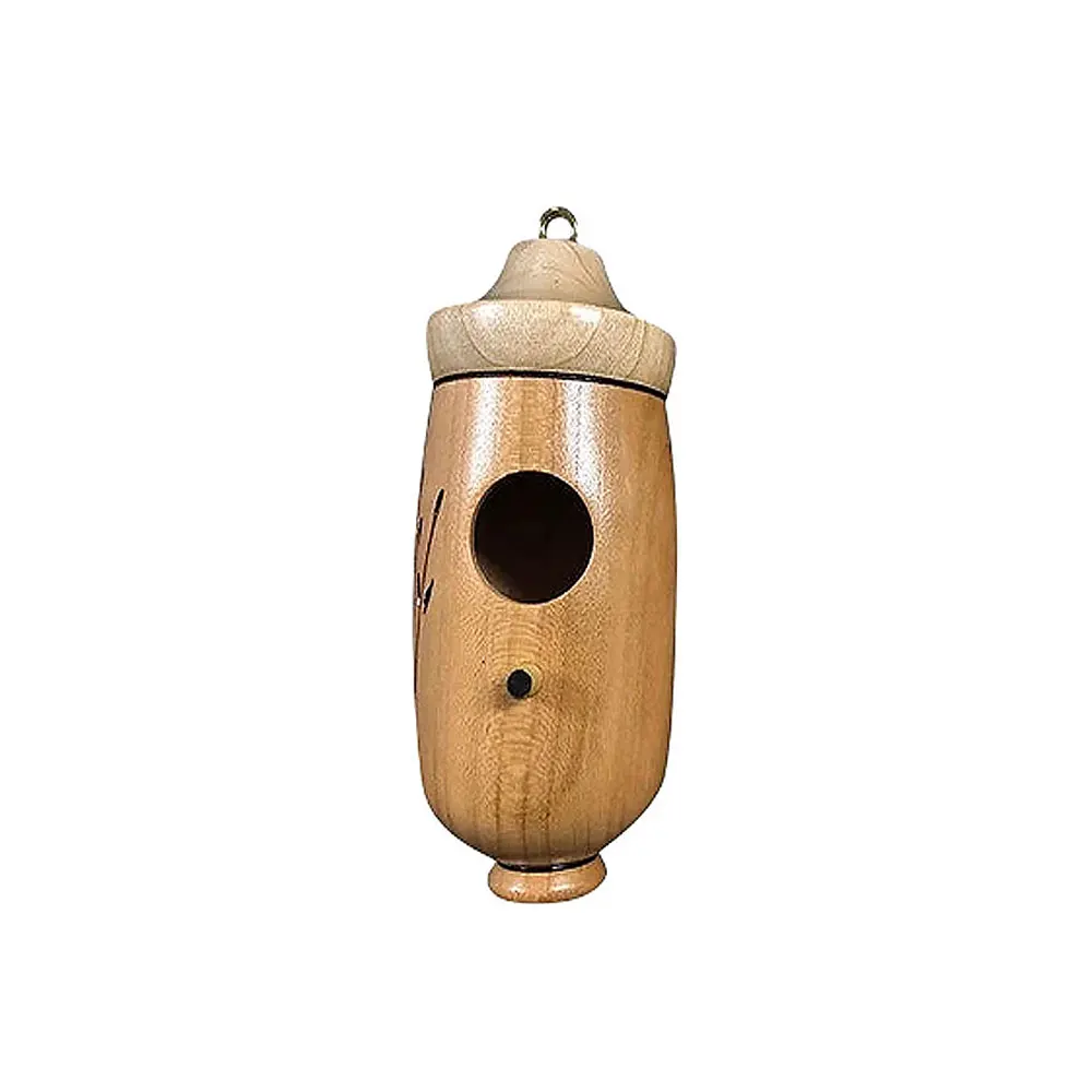 1pc Handmade Wooden Hummingbird House Hanging Swing Hummingbird Outdoor Hanging Feeder Swallow Sparrow Nesting Garden Yard Decor