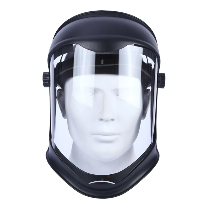 Multifunctional Protective PC Mask Anti Fog Impact Resistance for Electric Welding Gas Welding Large Viewing Screen