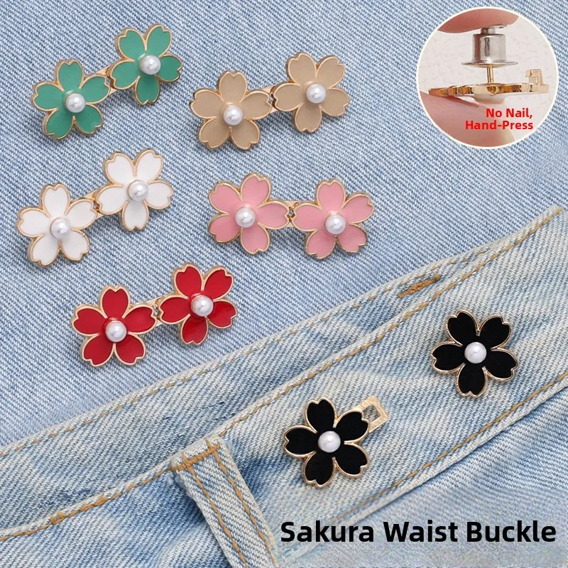 

Невидимая регулируемая пряжка для джинсовой юбки, не требующая сверления, для изменения размера, скрытая кнопка для утяжки талии