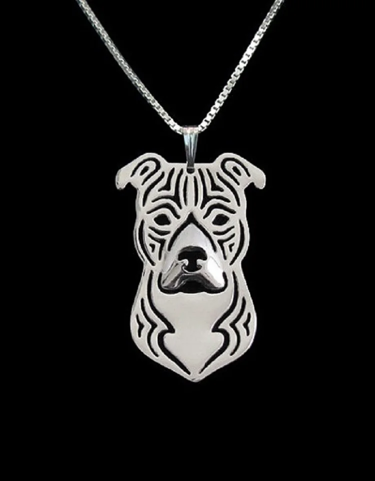 American Staffordshire Terrier necklace fashion pit bull  necklace Pet dog  jewelry for woman