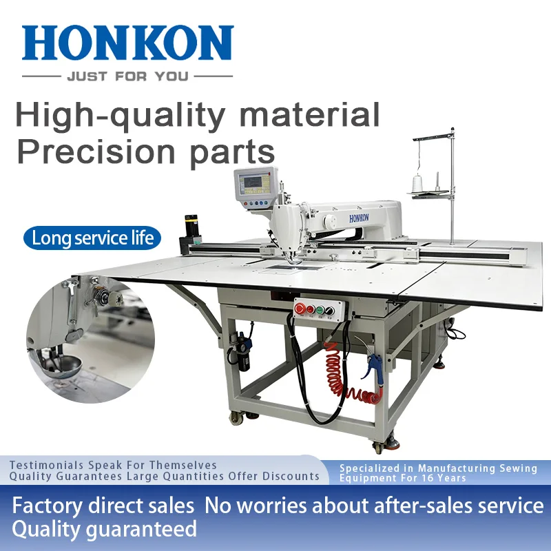 HK-90140 Direct Drive Pattern Sewing Machine Automatic Computerized Garment Sewing Machine for Men's Women's Clothing