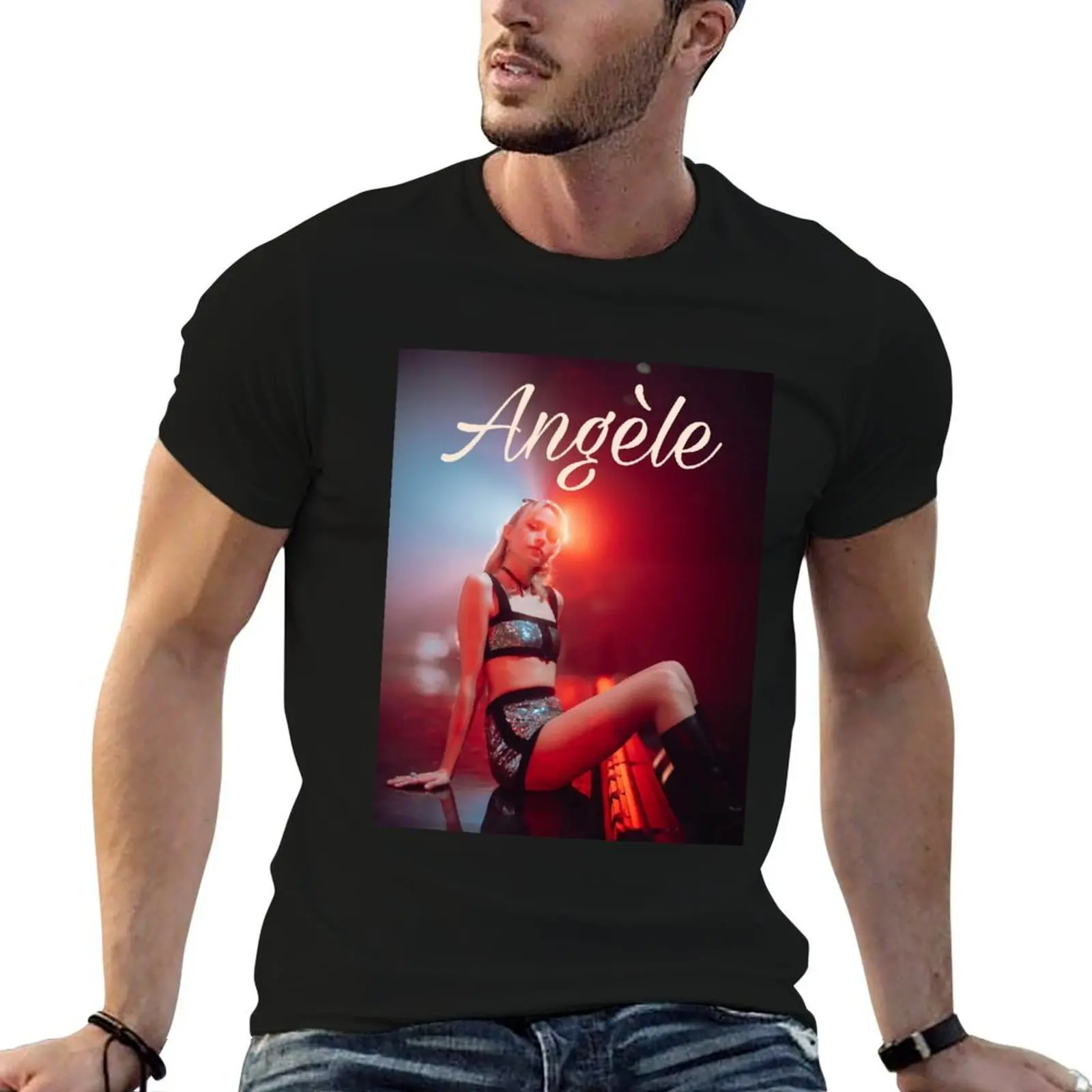 

Angèle T-Shirt t shirts for man graphic vintage t shirts cotton 100% man t shirts for men casual T-shirt