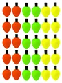 30pcs mixed color