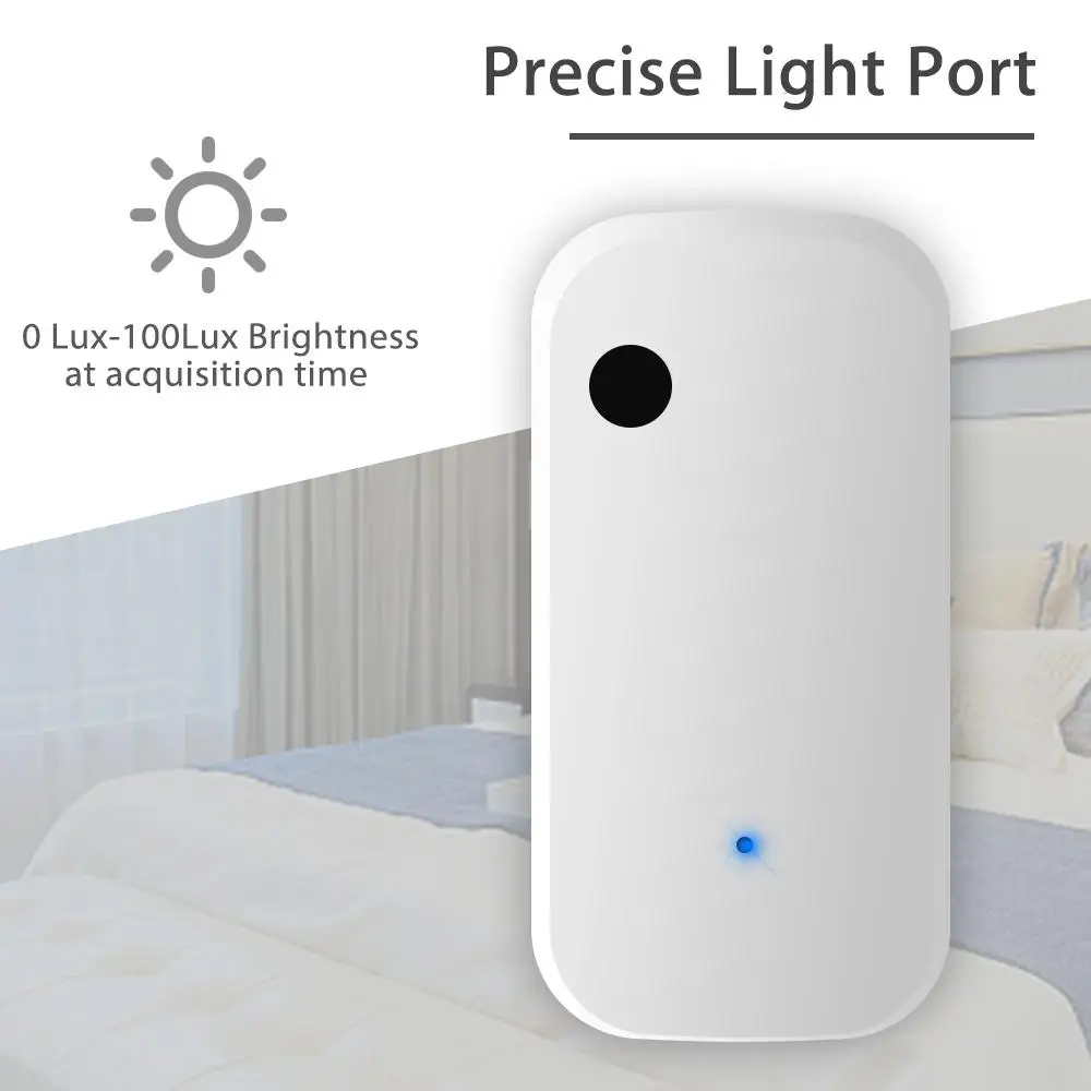 Tuya Wifi Light Sensor Smart Illuminance Brightness Detector Sensor Smart Home Illumination Automation Smart life Linkage